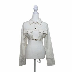 Rehab Lab Cream Jean Jacket